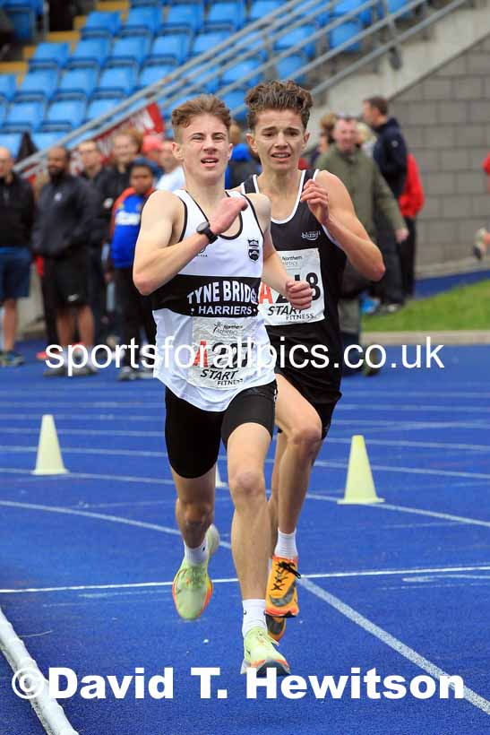 Mens under-17s 2022 Northern Road Relays, SportsCity, Manchester. Photo: David T. Hewitson/Sports for All Pics